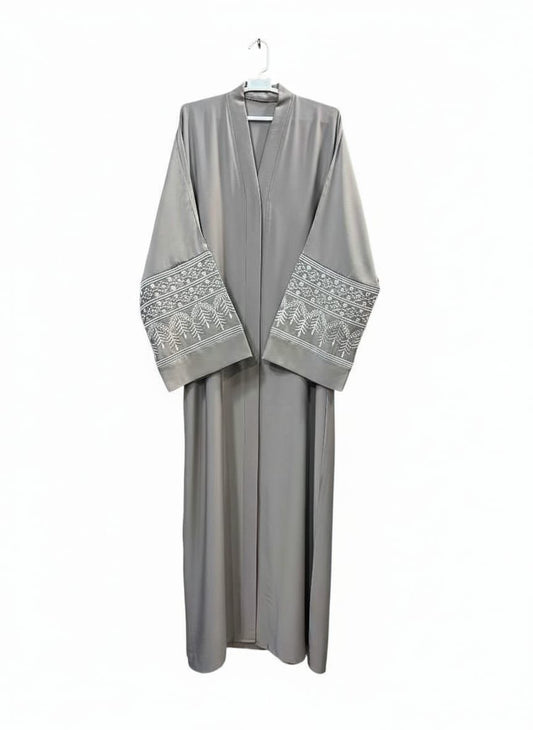 Front open Sleeves Embroidery