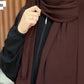 Front Open zipper Abaya