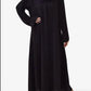 Front open Black Abaya
