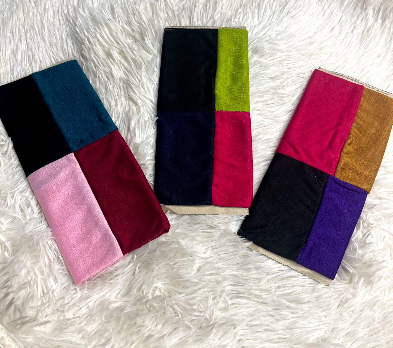 Color‑Block Jersey Inner Hijab