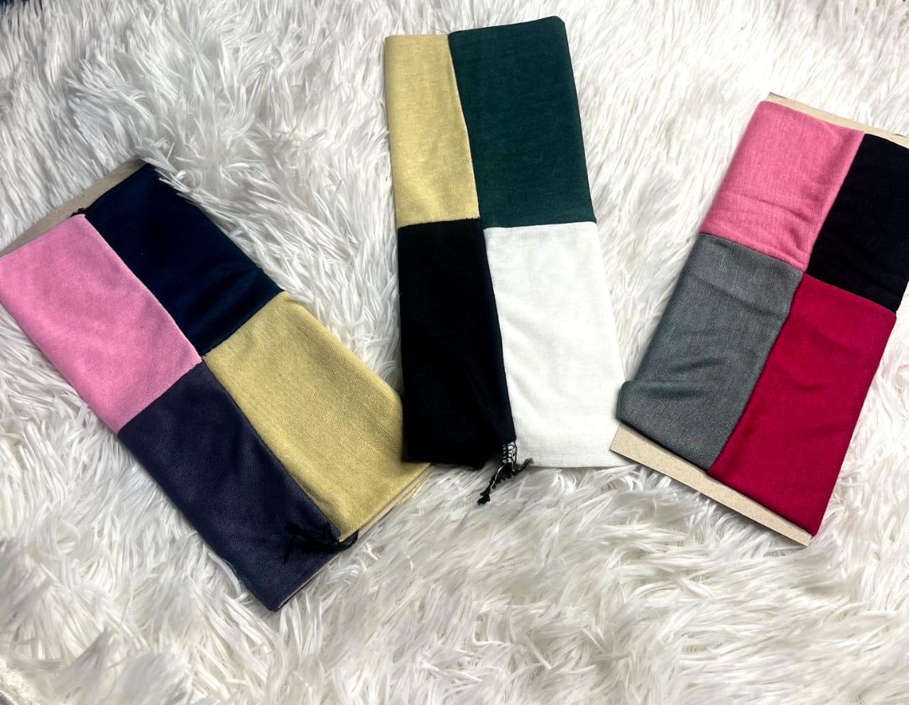Color‑Block Jersey Inner Hijab