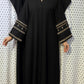 Embroidered Cuff Abaya