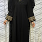 Embroidered Cuff Abaya