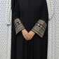 Embroidered Cuff Abaya