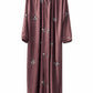 Floral Tiktok Fabric Abaya