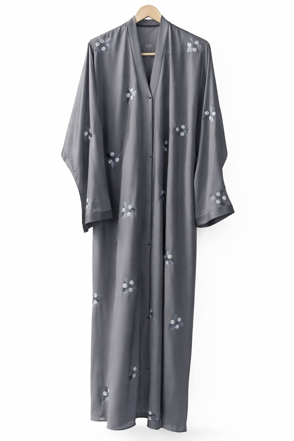 Floral Tiktok Fabric Abaya