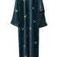 Floral Tiktok Fabric Abaya