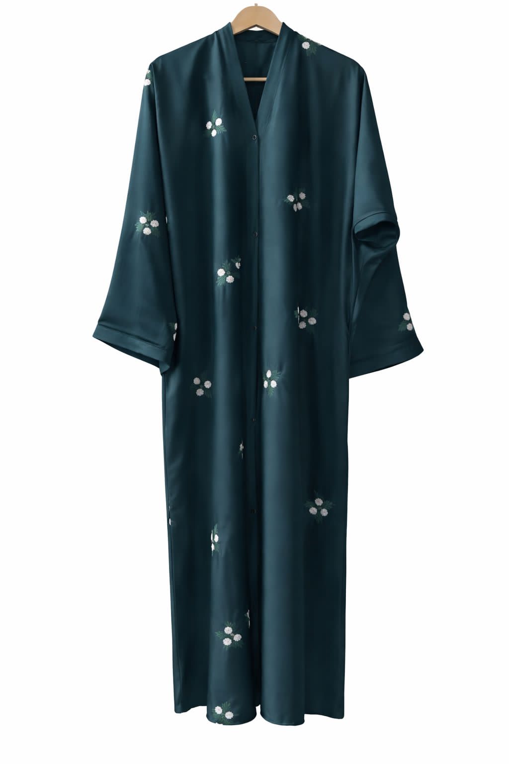 Floral Tiktok Fabric Abaya