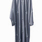 Floral Tiktok Fabric Abaya