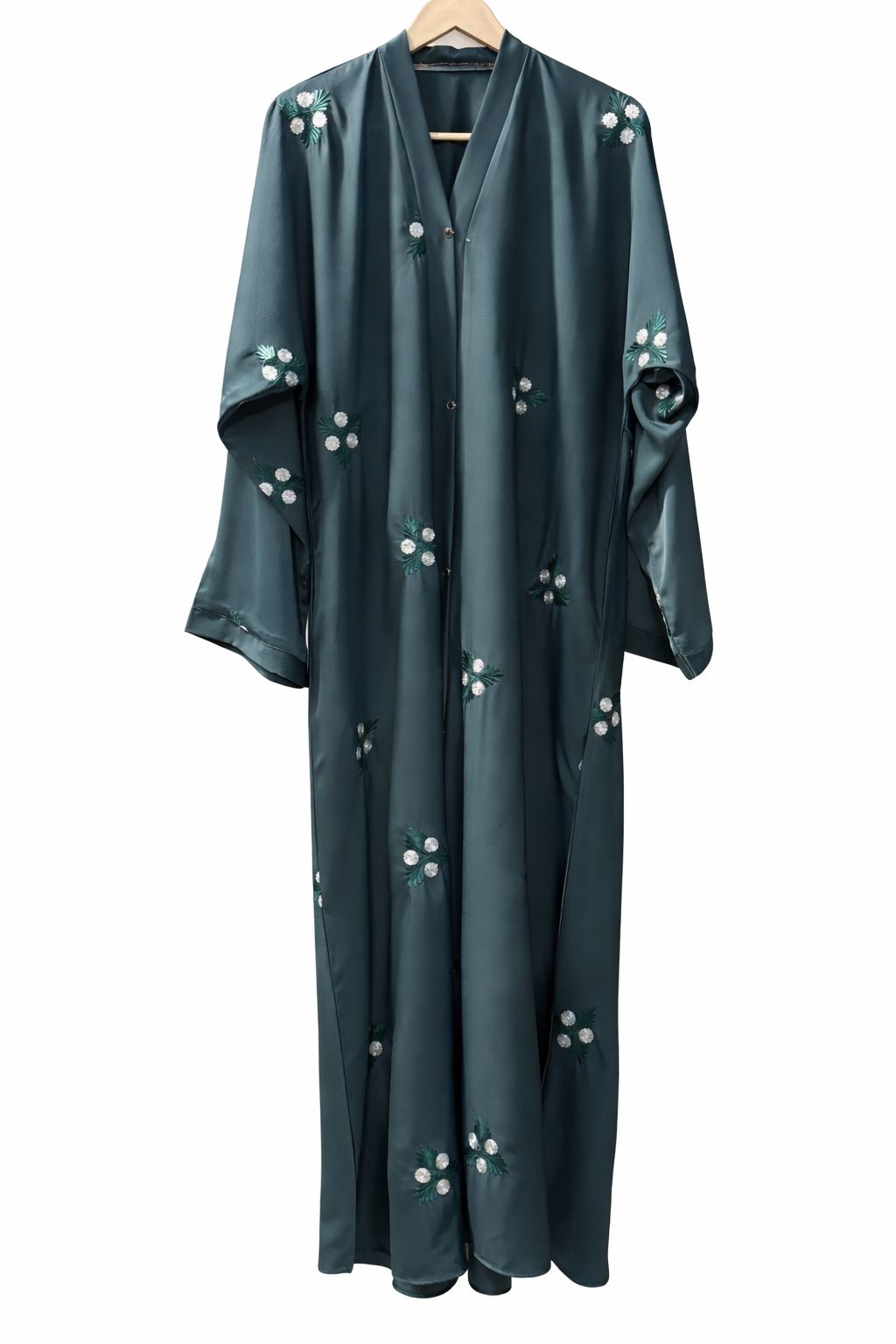 Floral Tiktok Fabric Abaya