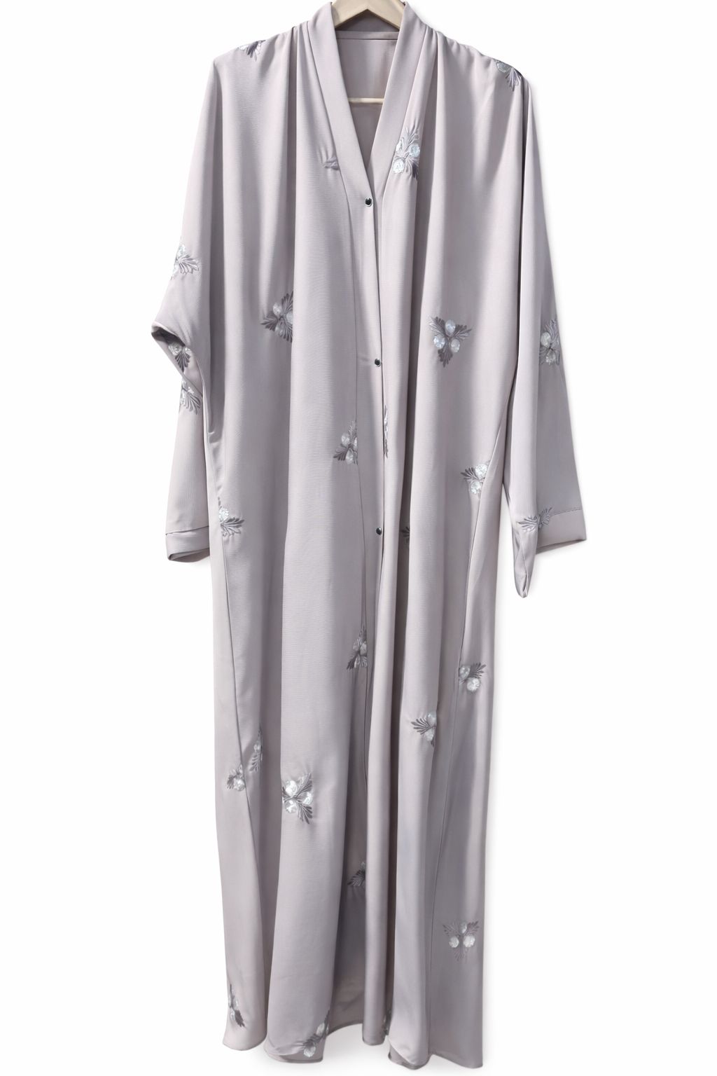 Floral Tiktok Fabric Abaya