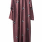 Floral Tiktok Fabric Abaya