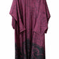 Front Open Floral Pattern Abaya