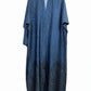 Front Open Floral Pattern Abaya