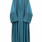 Front open Sleeves Embroidery
