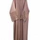Front open Sleeves Embroidery