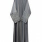 Front open Sleeves Embroidery