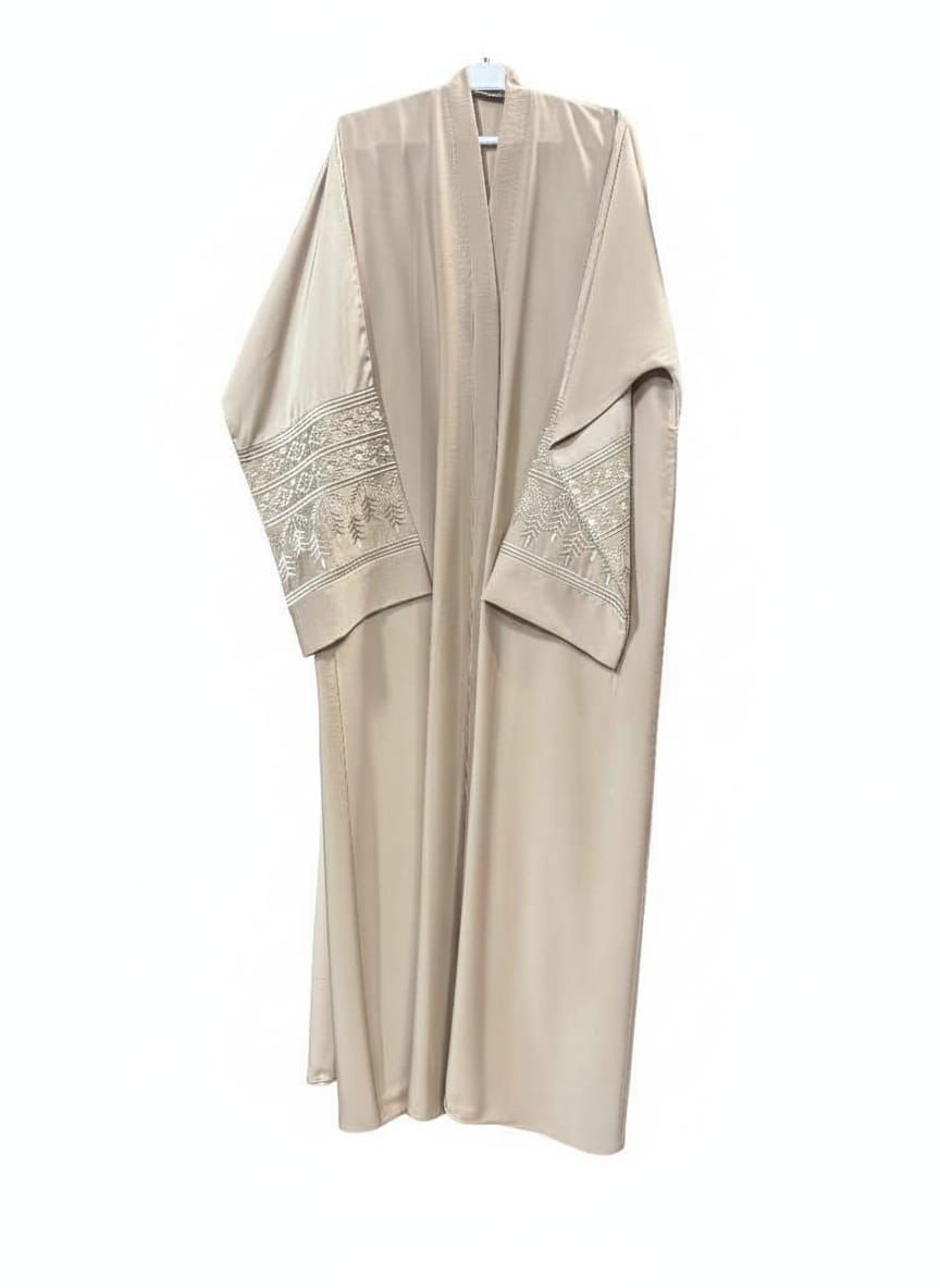 Front open Sleeves Embroidery