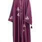 The Front‑open Embroidered abaya (TikTok fabric)