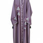 The Front‑open Embroidered abaya (TikTok fabric)