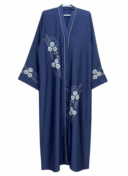 The Front‑open Embroidered abaya (TikTok fabric)