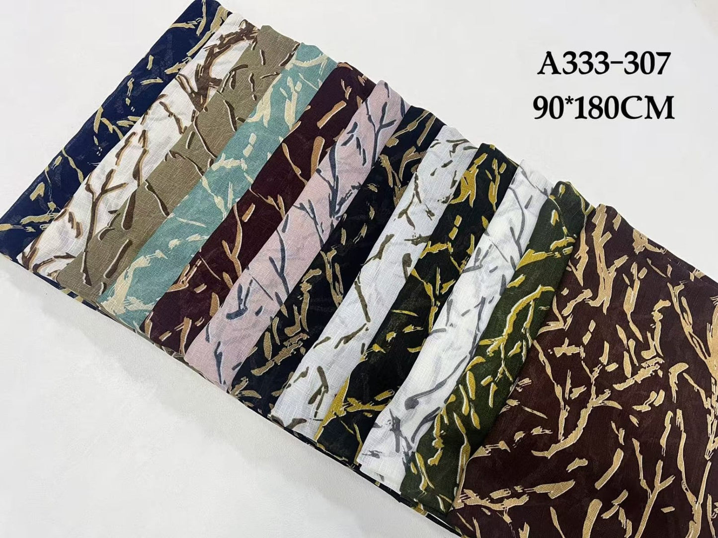 Printed Lawn Hijab (Pack of 12)