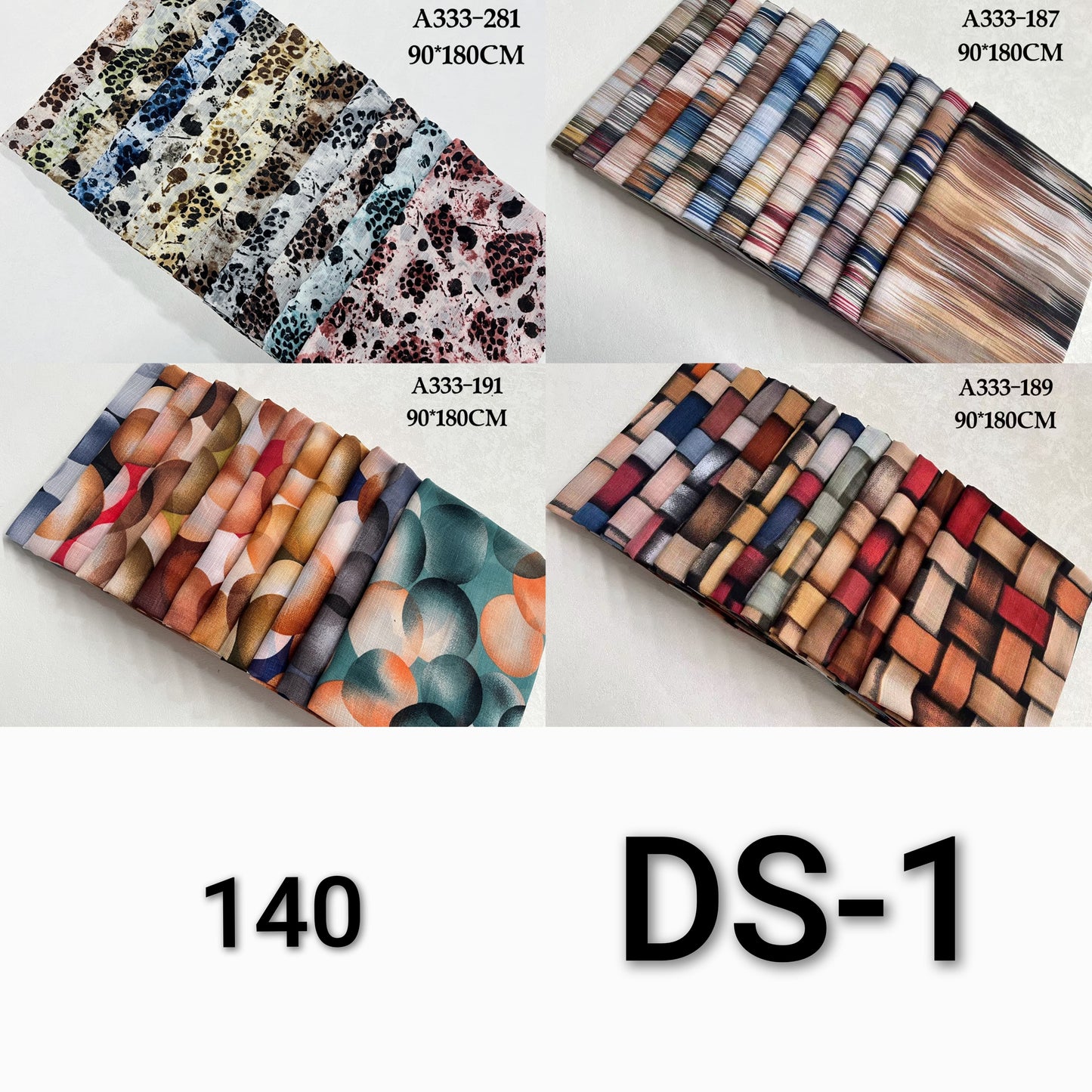 Printed Lawn Hijab (Pack of 12)