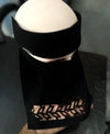 Premium Laser-Cut Chiffon Niqab