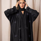 Elegant Bow Embroidered Abaya